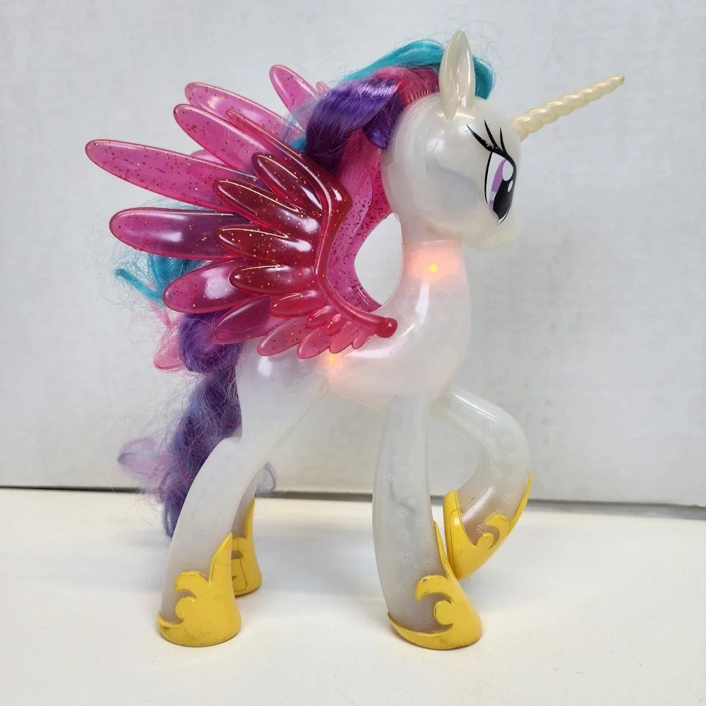 My Little Pony The Movie Princess Celestia Glitter & Glow Toy Light Up  Working